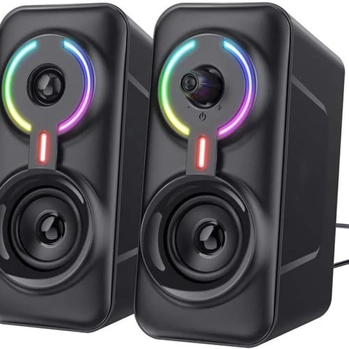 Computer Speakers for Desktop Bluetooth/3.5mm  Stereo Monitor for  Laptop Desk External Studio ojector