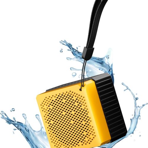 Portable Bluetooth Speakers, IPX6 Waterproof Wireless Outdoor Small Speaker with Long Playtime, HD Stereo Bass, Bluetooth 5.3, Electronics for Home, Shower, Outdoors, Travel