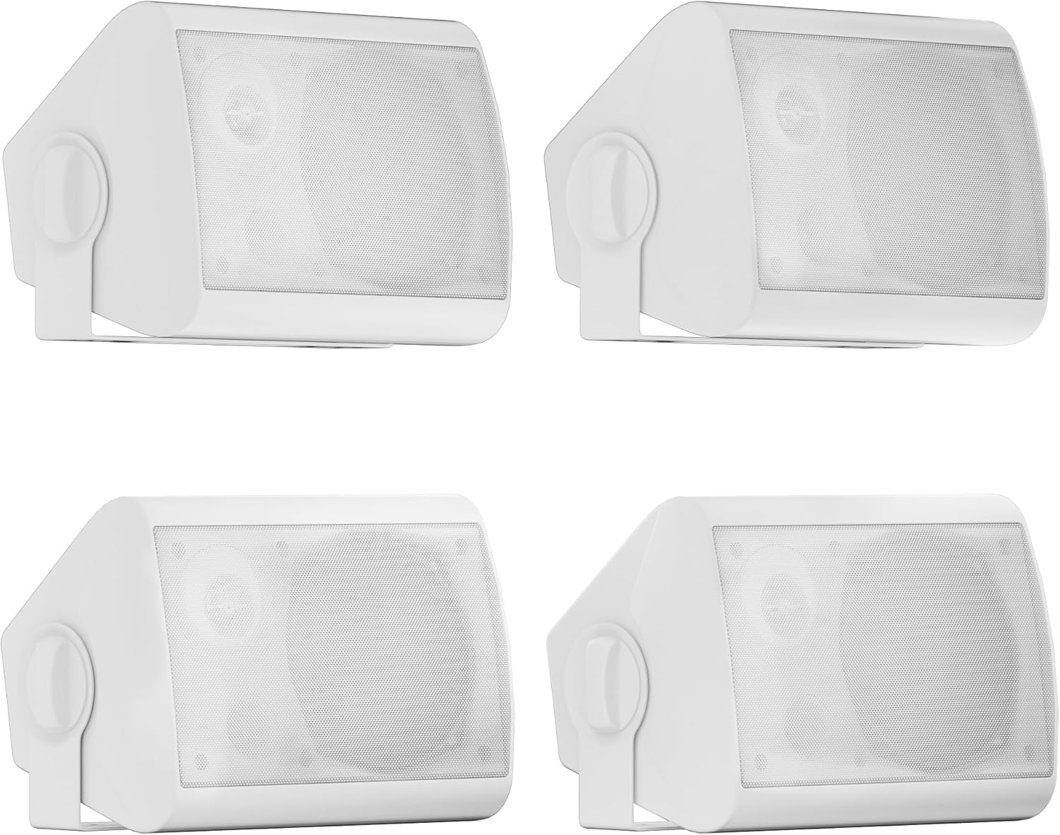 5.25 Inches 600 Watts Passive Indoor Outdoor Speakers Wired Waterproof,Wall Mount Speakers with Loud Volume Suitable for Patio,Garden Home Theater